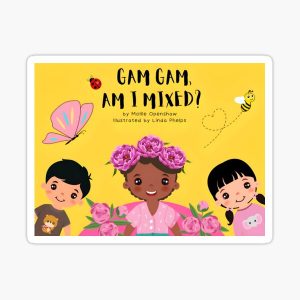 Gam Gam, Am I Mixed? Cover Art Sticker
